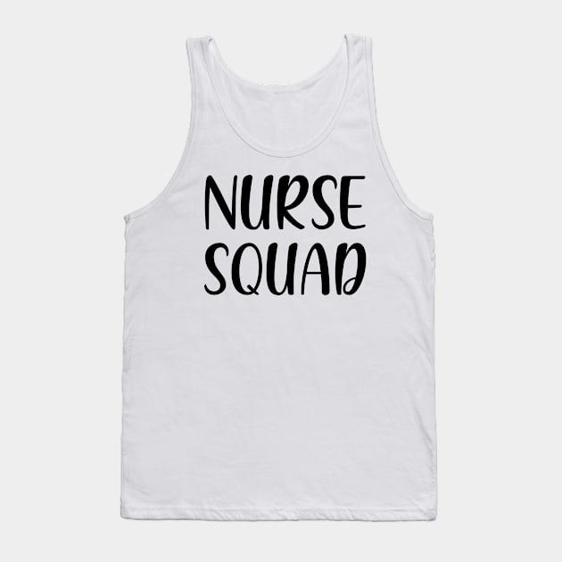 Nurse Squad Tank Top by colorsplash